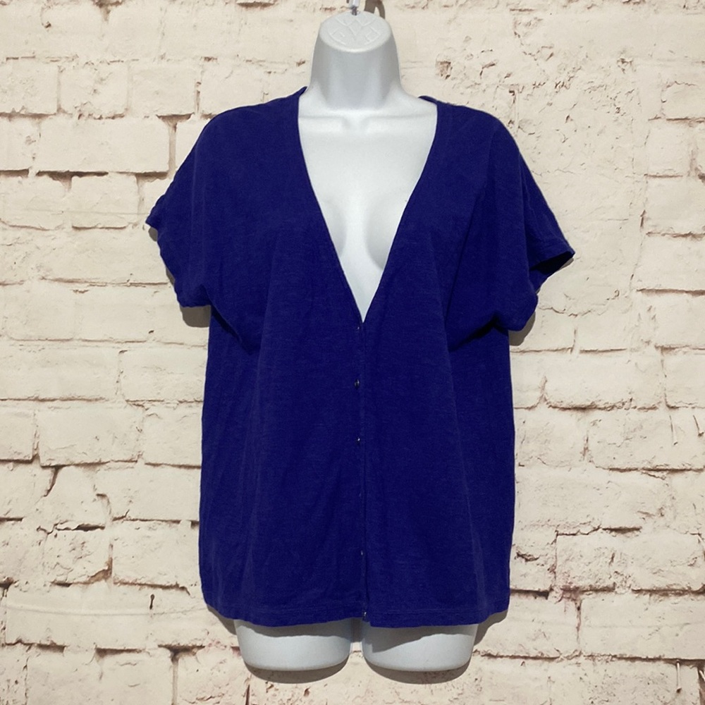 Eileen Fisher Organic Hemp/Cotton Cardigan, Size M